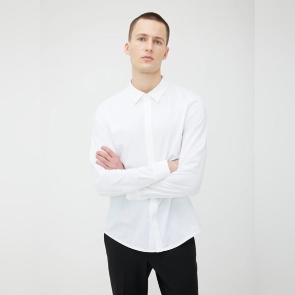 Kit And Ace City Tech Long Sleeve Slim Fit Shirt Sz S - Picture 9 of 10